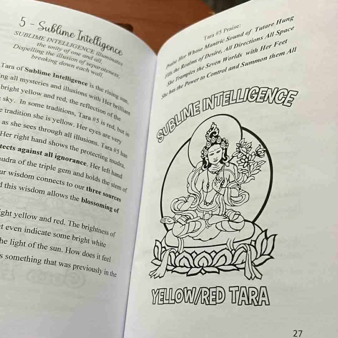 Coloring Tara: Coloring Meditation for Adults, Images from the Tara Wisdom Cards (Digital) - Image 6